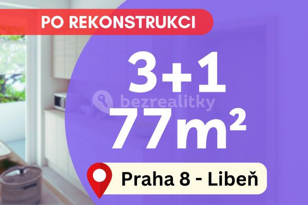 Prenájom bytu 3-izbový 77 m², Valčíkova, Praha