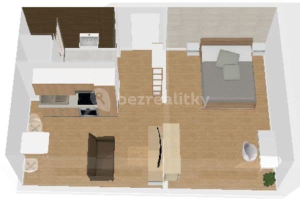 Prenájom bytu 2-izbový 36 m², Jižní, Česká Lípa, Liberecký kraj