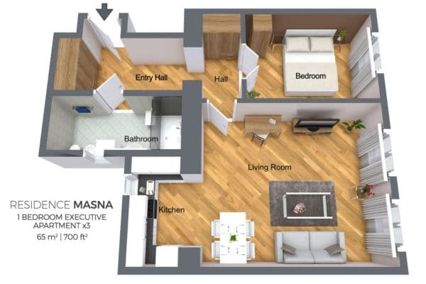 Prenájom bytu 65 m², Masná, Praha Prenájom bytu 65 m², Masná, Praha