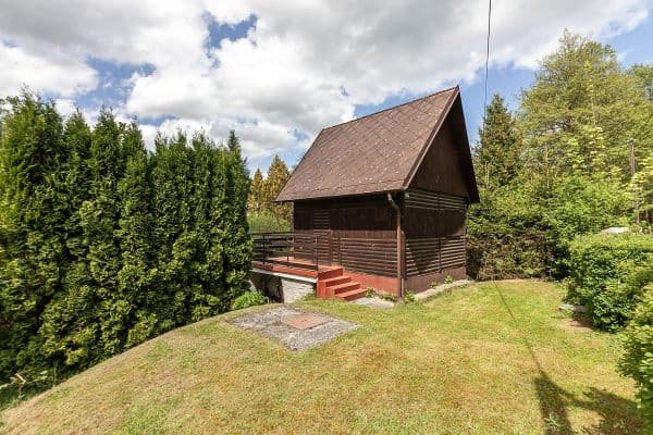 Predaj rekreačného objektu 16 m², pozemek 591 m², Krhanice, Predaj rekreačného objektu 16 m², pozemek 591 m², Krhanice,