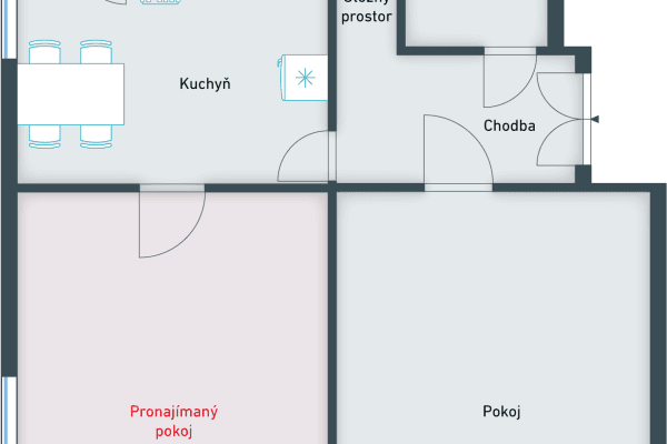 Prenájom bytu 3-izbový 85 m², Nad Rokoskou, Praha Prenájom bytu 3-izbový 85 m², Nad Rokoskou, Praha