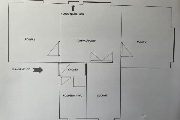 Predaj bytu 3-izbový 72 m², Labská kotlina, Hradec Králové Predaj bytu 3-izbový 72 m², Labská kotlina, Hradec Králové