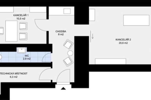 Prenájom nebytového priestoru 48 m², Sarajevská, Hlavní město Praha Prenájom nebytového priestoru 48 m², Sarajevská, Hlavní město Praha