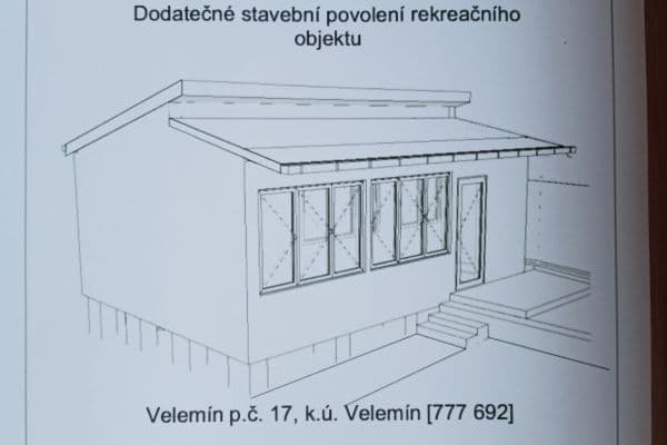 Predaj rekreačného objektu 30 m², pozemek 800 m², Velemín Predaj rekreačného objektu 30 m², pozemek 800 m², Velemín