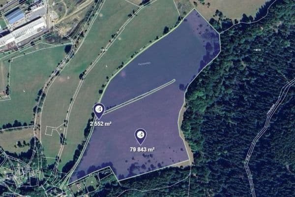 Predaj pozemku 24.719 m², Výsluní Predaj pozemku 24.719 m², Výsluní