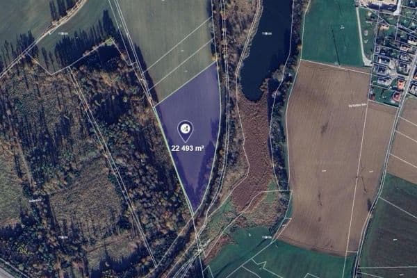 Predaj pozemku 22.493 m², Střítež Predaj pozemku 22.493 m², Střítež