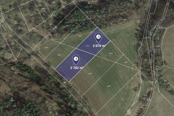 Predaj pozemku 4.263 m², Lešany Predaj pozemku 4.263 m², Lešany