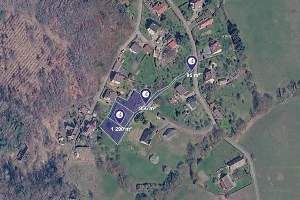 Predaj pozemku 2.240 m², Hrubá Skála Predaj pozemku 2.240 m², Hrubá Skála