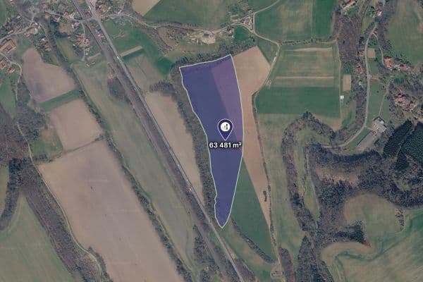 Predaj pozemku 63.481 m², Skrchov Predaj pozemku 63.481 m², Skrchov