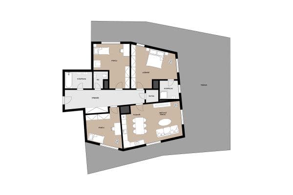 Predaj bytu 4-izbový 120 m², Milánská, Predaj bytu 4-izbový 120 m², Milánská,