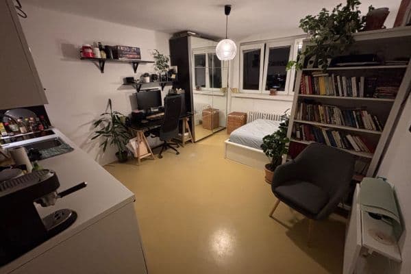 Prenájom bytu 1-izbový 26 m², Velvarská, Praha Prenájom bytu 1-izbový 26 m², Velvarská, Praha