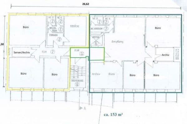 Prenájom kancelárie 154 m², Huyssenallee 78-80, Essen Prenájom kancelárie 154 m², Huyssenallee 78-80, Essen