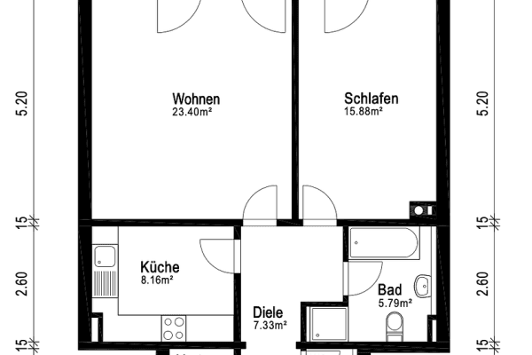 Prenájom bytu 2-izbový 66 m², Mittenwalder Str. 11, Kochel am See, Bavorsko Prenájom bytu 2-izbový 66 m², Mittenwalder Str. 11, Kochel am See, Bavorsko