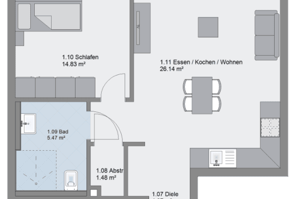 Predaj bytu 2-izbový 57 m², Hamburg, Hamburg Predaj bytu 2-izbový 57 m², Hamburg, Hamburg