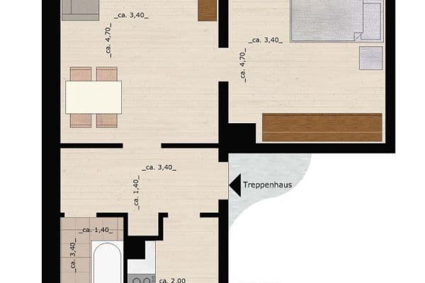 Prenájom bytu 2-izbový 46 m², Askanische Straße 112, Dessau-Roßlau, Sasko-Anhaltsko Prenájom bytu 2-izbový 46 m², Askanische Straße 112, Dessau-Roßlau, Sasko-Anhaltsko