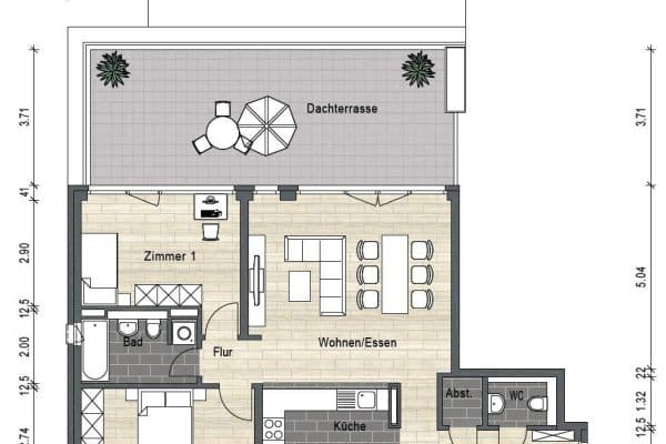 Prenájom bytu 3-izbový 97 m², Flakenstraße 24, Erkner Prenájom bytu 3-izbový 97 m², Flakenstraße 24, Erkner