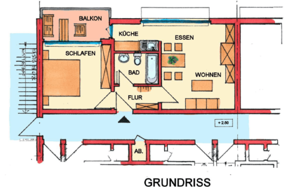 Predaj bytu 2-izbový 46 m², Leddinstraße 9, Buxtehude Predaj bytu 2-izbový 46 m², Leddinstraße 9, Buxtehude