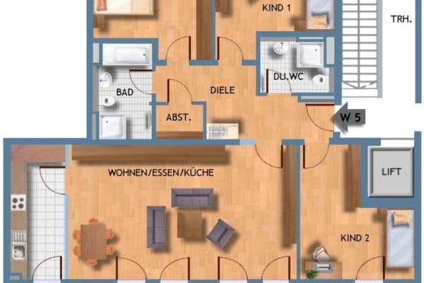Predaj bytu 4-izbový 123 m², München, Bavorsko Predaj bytu 4-izbový 123 m², München, Bavorsko