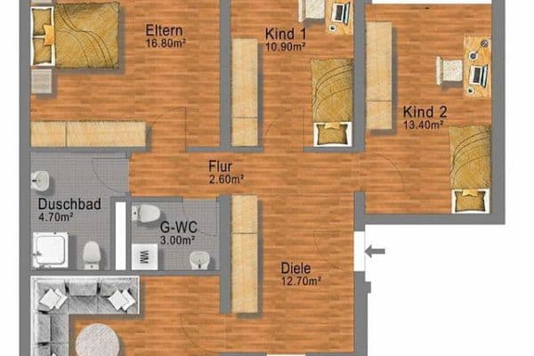 Predaj bytu 4-izbový 105 m², Mondstr. 8, Aschheim, Bavorsko Predaj bytu 4-izbový 105 m², Mondstr. 8, Aschheim, Bavorsko