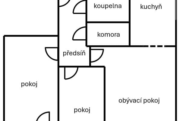 Predaj bytu 3-izbový 62 m², Křejpského, Praha Predaj bytu 3-izbový 62 m², Křejpského, Praha