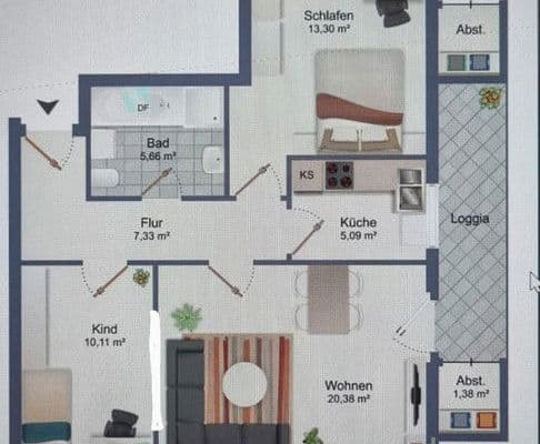 Predaj bytu 3-izbový 67 m², Hamburg, Hamburg Predaj bytu 3-izbový 67 m², Hamburg, Hamburg