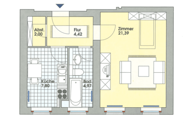 Predaj bytu 1-izbový 42 m², Karl-Marx Allee 111, Berlin, Berlín Predaj bytu 1-izbový 42 m², Karl-Marx Allee 111, Berlin, Berlín