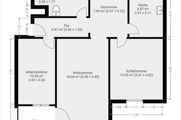 Predaj bytu 3-izbový 70 m², Theodor-Heuss-Str. 27, Wolfsburg Predaj bytu 3-izbový 70 m², Theodor-Heuss-Str. 27, Wolfsburg