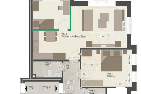 Prenájom bytu 4-izbový 96 m², Carl-Adam-Petri-Straße, Potsdam Prenájom bytu 4-izbový 96 m², Carl-Adam-Petri-Straße, Potsdam
