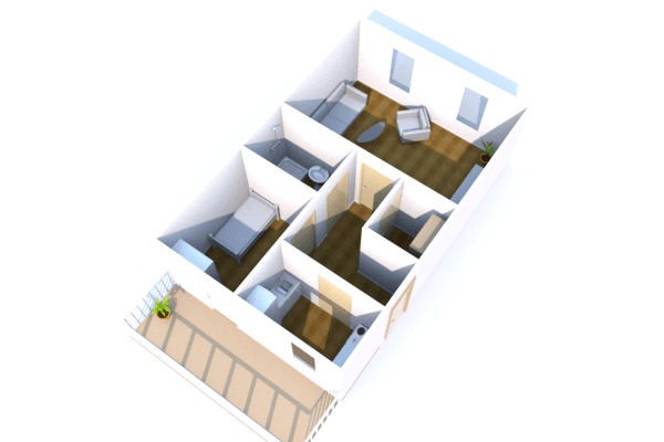 Prenájom bytu 2-izbový 46 m², Kellerberg 5, Limbach-Oberfrohna Prenájom bytu 2-izbový 46 m², Kellerberg 5, Limbach-Oberfrohna