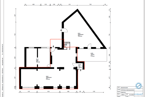 Prenájom kancelárie 131 m², Machnowerstr. 2, Berlin Prenájom kancelárie 131 m², Machnowerstr. 2, Berlin
