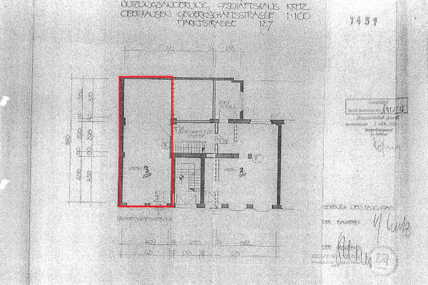 Prenájom nebytového priestoru 65 m², Marktstraße 127, Oberhausen Prenájom nebytového priestoru 65 m², Marktstraße 127, Oberhausen