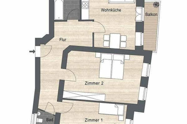 Predaj bytu 3-izbový 95 m², Külzer Straße 2, Berlin, Berlín Predaj bytu 3-izbový 95 m², Külzer Straße 2, Berlin, Berlín