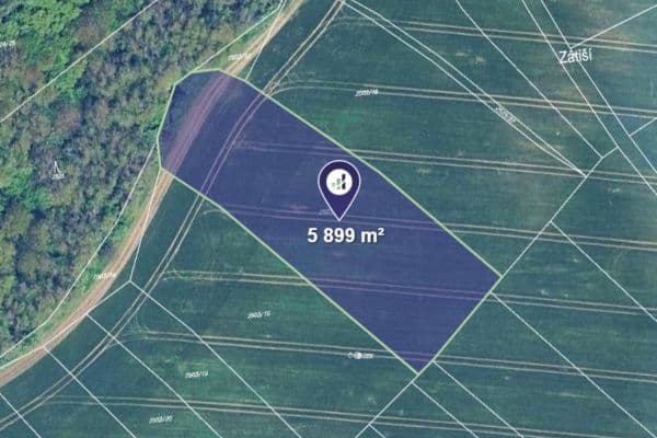 Predaj pozemku 1.642 m², Blučina Predaj pozemku 1.642 m², Blučina