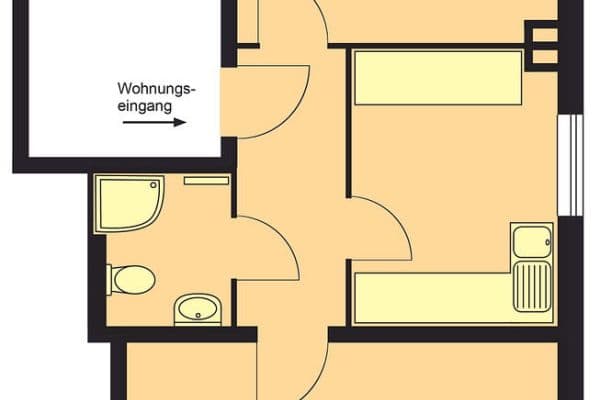 Prenájom bytu 2-izbový 47 m², Kiel, Šlezvicko-Holštajnsko Prenájom bytu 2-izbový 47 m², Kiel, Šlezvicko-Holštajnsko