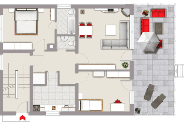 Prenájom bytu 3-izbový 96 m², Essen, Ruhr, Severné Porýnie - Westfálsko Prenájom bytu 3-izbový 96 m², Essen, Ruhr, Severné Porýnie - Westfálsko
