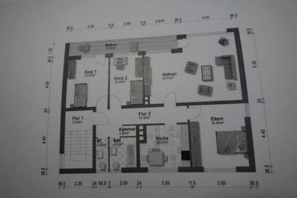 Prenájom bytu 4-izbový 100 m², Harthausen, Bavorsko Prenájom bytu 4-izbový 100 m², Harthausen, Bavorsko