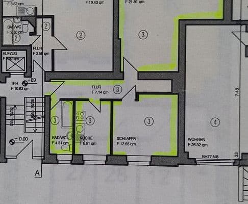Predaj bytu 2-izbový 56 m², Barbarossastraße 40a, Berlin, Berlín Predaj bytu 2-izbový 56 m², Barbarossastraße 40a, Berlin, Berlín