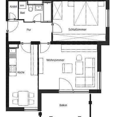 Prenájom bytu 2-izbový 60 m², Simmlerstr. 15, Pforzheim, Bádensko-Wurttembersko Prenájom bytu 2-izbový 60 m², Simmlerstr. 15, Pforzheim, Bádensko-Wurttembersko