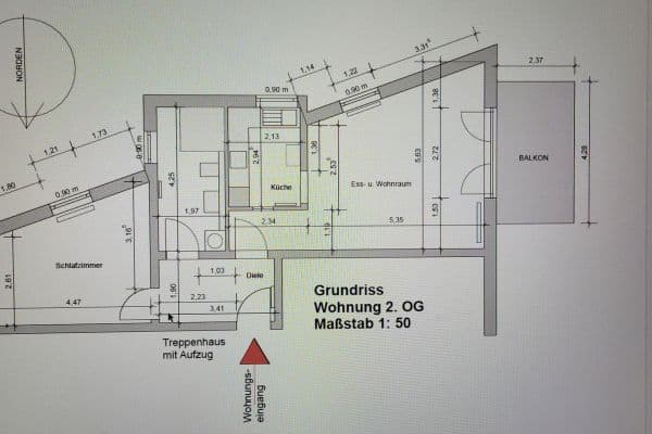 Prenájom bytu 2-izbový 68 m², Dietzenbach Prenájom bytu 2-izbový 68 m², Dietzenbach