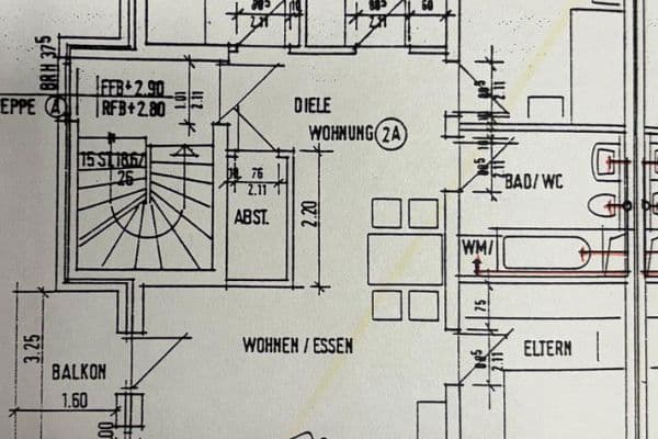 Prenájom bytu 4-izbový 86 m², Osnabrück-Voxtrup, Dolné Sasko Prenájom bytu 4-izbový 86 m², Osnabrück-Voxtrup, Dolné Sasko
