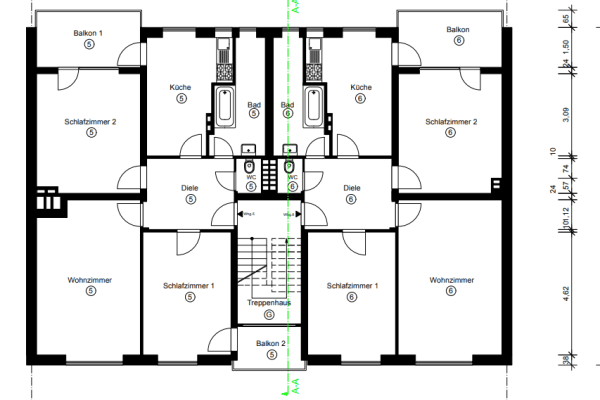 Predaj bytu 3-izbový 91 m², Heinrichstr. 105, Düsseldorf, Severné Porýnie - Westfálsko Predaj bytu 3-izbový 91 m², Heinrichstr. 105, Düsseldorf, Severné Porýnie - Westfálsko
