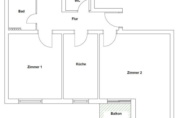 Predaj bytu 2-izbový 60 m², Germering, Bavorsko Predaj bytu 2-izbový 60 m², Germering, Bavorsko