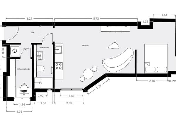 Predaj bytu 2-izbový 45 m², Winsstraße 0, Berlin, Berlín Predaj bytu 2-izbový 45 m², Winsstraße 0, Berlin, Berlín