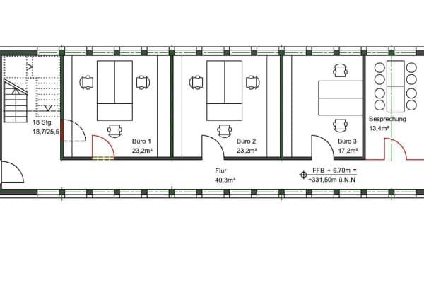 Prenájom kancelárie 380 m², Dieselstr. 10, Ditzingen Prenájom kancelárie 380 m², Dieselstr. 10, Ditzingen