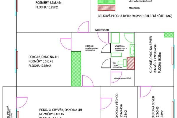 Predaj bytu 5-izbový 89 m², Arnošta z Pardubic, Pardubice, Pardubický kraj Predaj bytu 5-izbový 89 m², Arnošta z Pardubic, Pardubice, Pardubický kraj