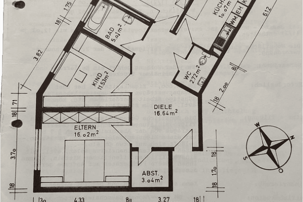 Prenájom bytu 3-izbový 98 m², Rubensstraße 25, Karlsruhe Prenájom bytu 3-izbový 98 m², Rubensstraße 25, Karlsruhe