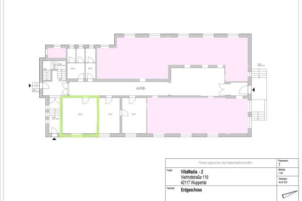 Prenájom kancelárie 34 m², Viehhofstraße 119, Wuppertal, Severné Porýnie - Westfálsko Prenájom kancelárie 34 m², Viehhofstraße 119, Wuppertal, Severné Porýnie - Westfálsko