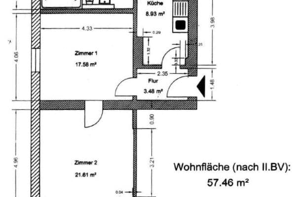 Prenájom bytu 2-izbový 58 m², Lindenstraße 32, Velten Prenájom bytu 2-izbový 58 m², Lindenstraße 32, Velten