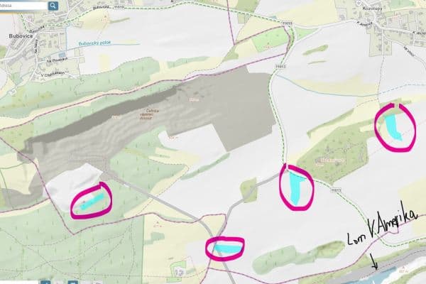 Predaj pozemku 21.276 m², Vysoký Újezd Predaj pozemku 21.276 m², Vysoký Újezd