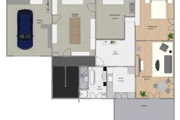 Predaj domu 250 m², pozemek 1.600 m², Aindling Predaj domu 250 m², pozemek 1.600 m², Aindling